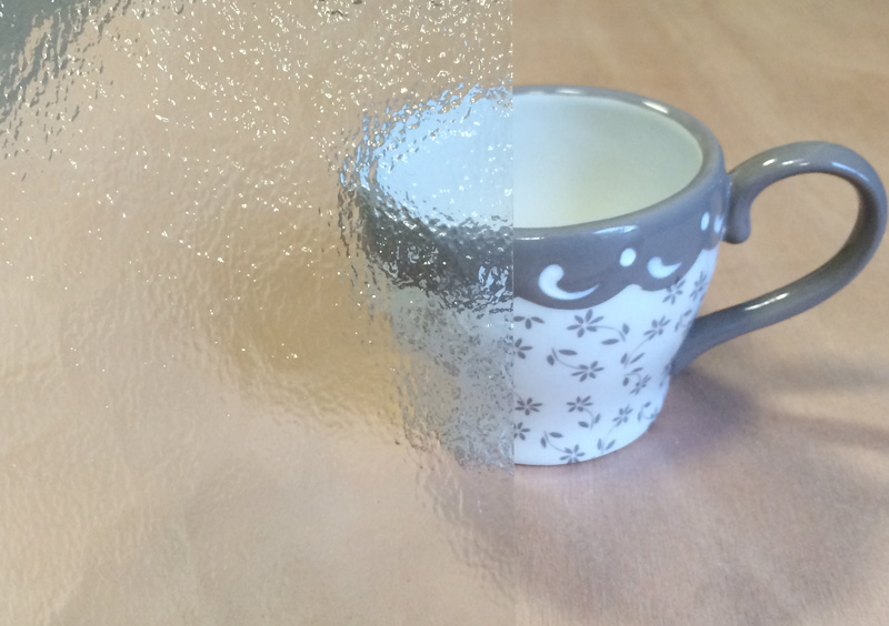 Produit verrier Verre imprimé Cathédrale (Coupe