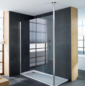 Porte de douche en verre sur mesure