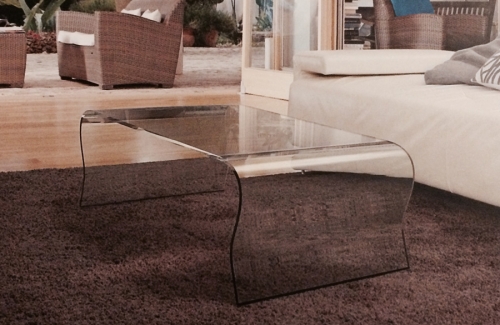 photo info Table basse en verre cristallin 12mm