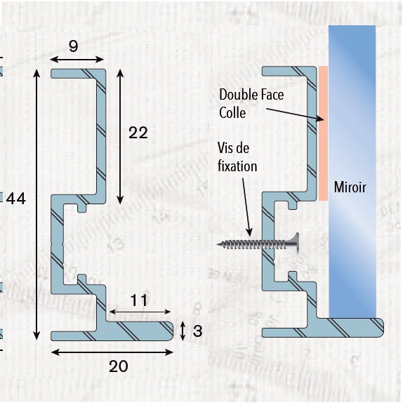Encadrement minimaliste R300