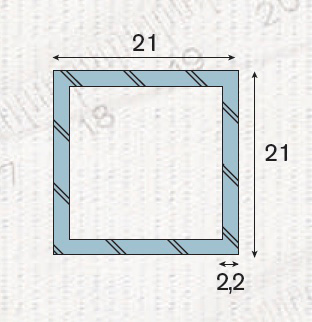 Tube 21x21