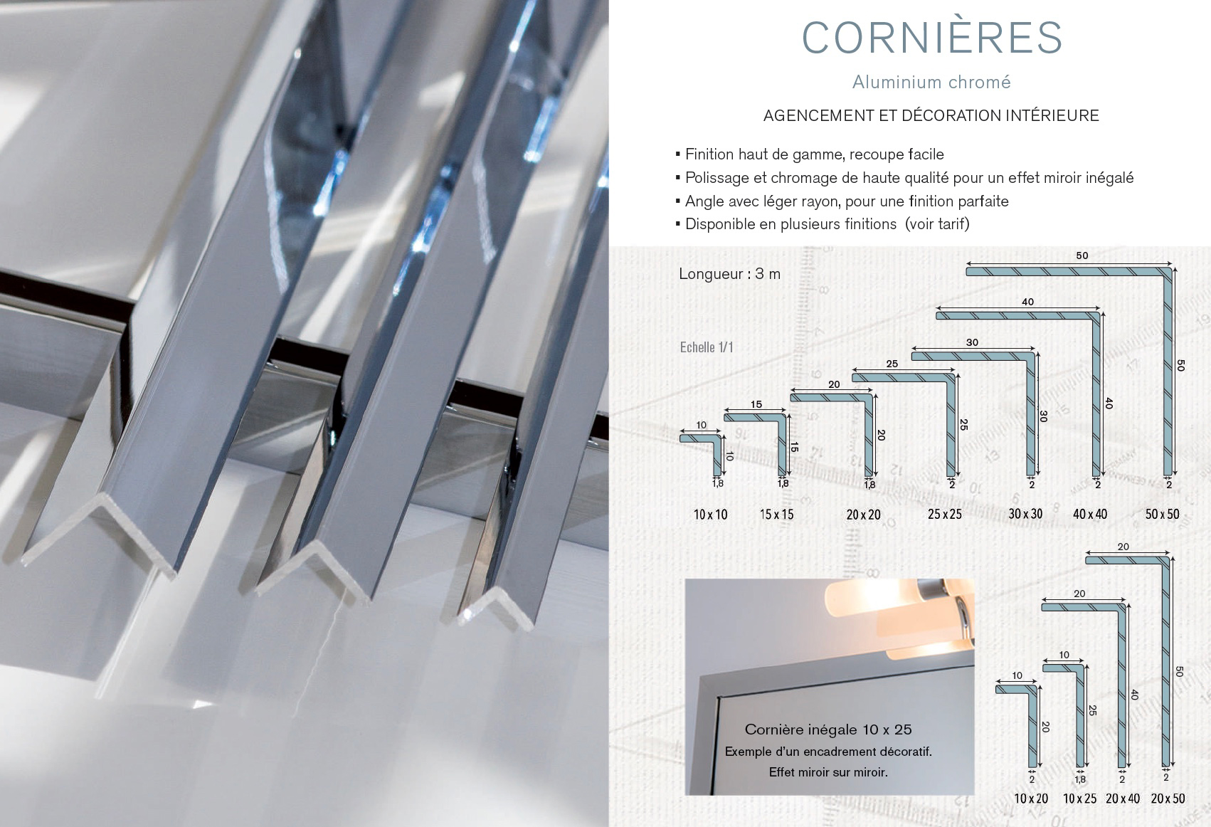Fiche profils Cornières