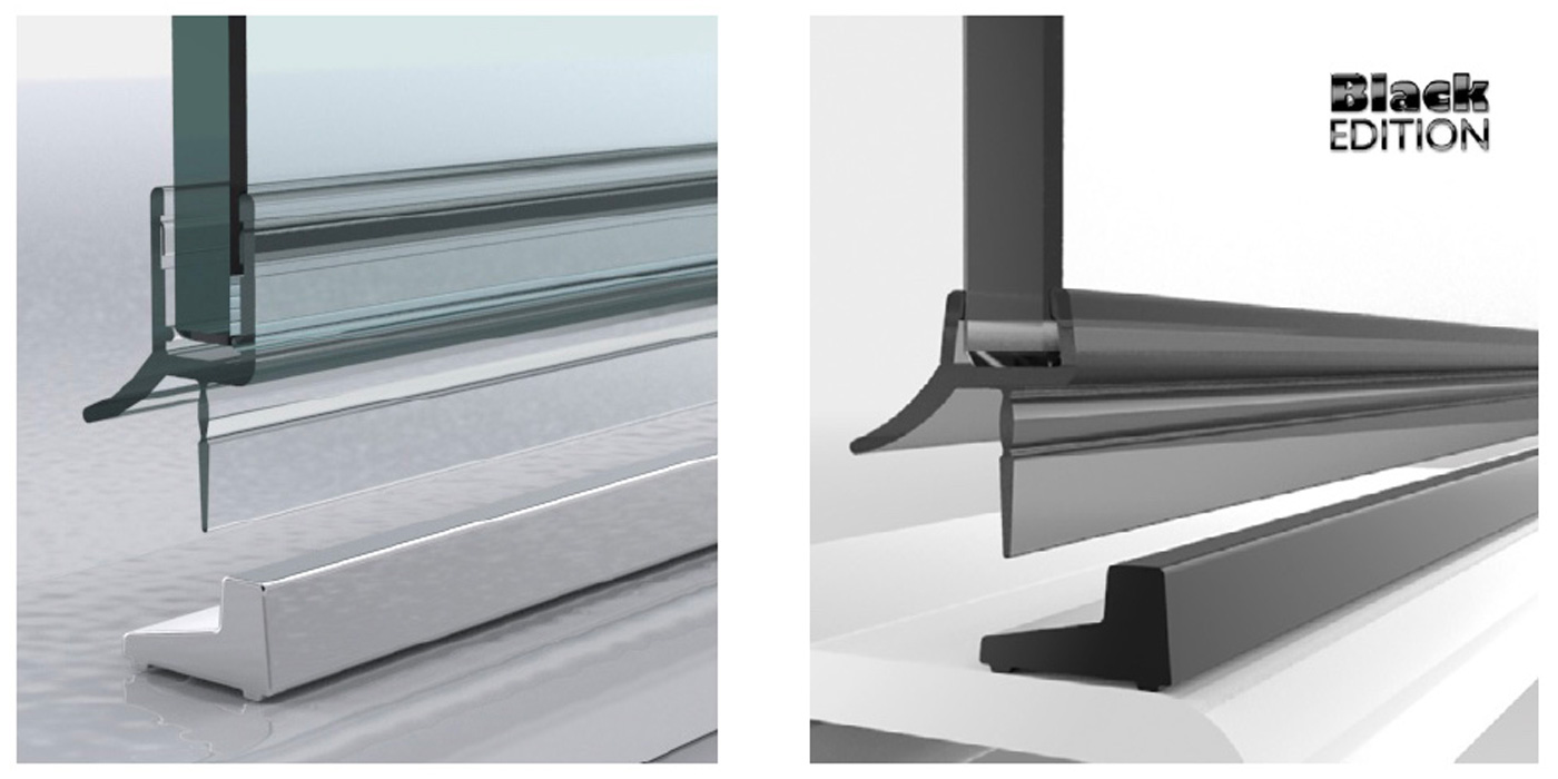 Joints magnétiques d’étanchéité pour paroi de douche sur mesure