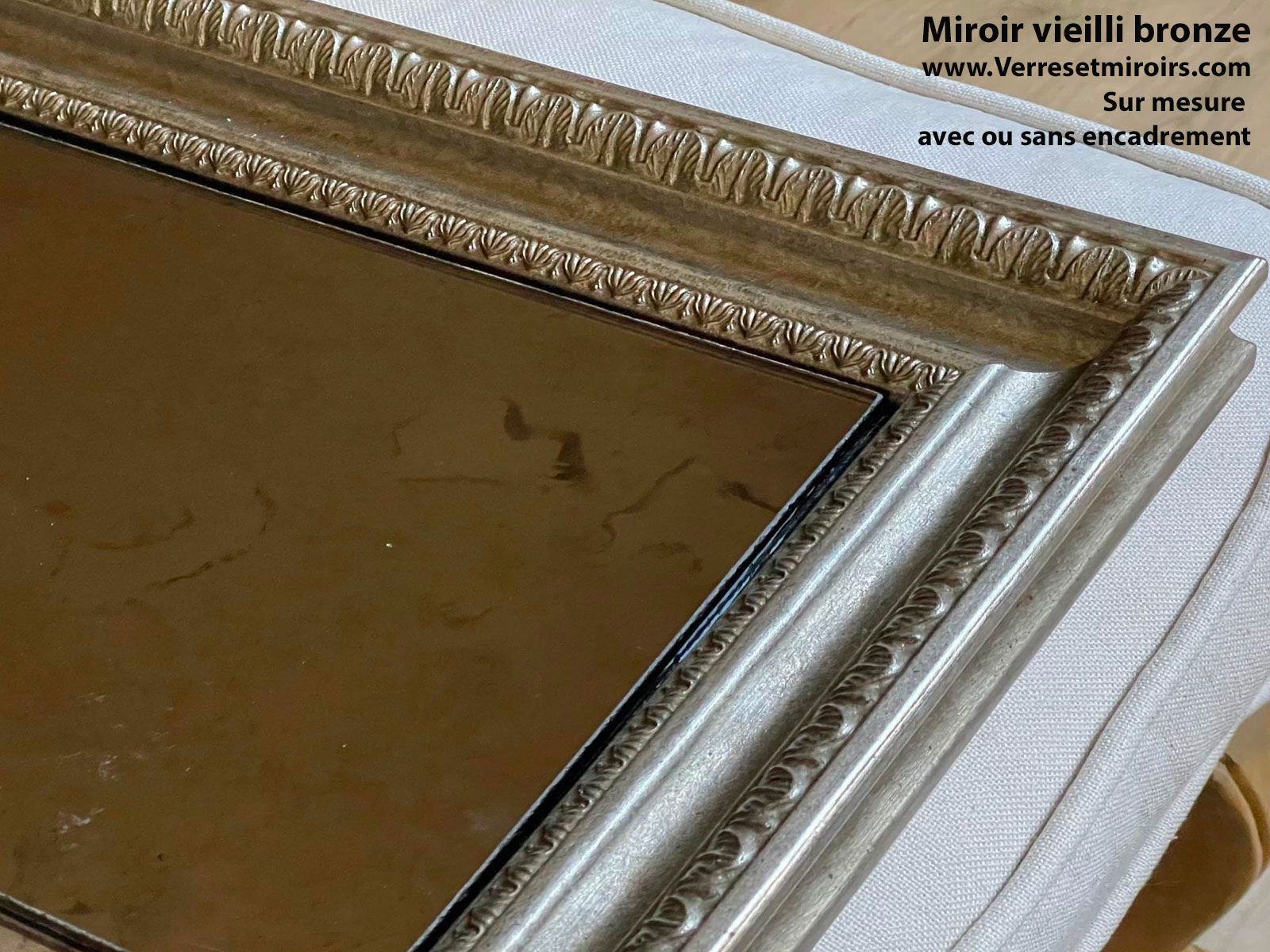 Miroir Vieilli Bronze