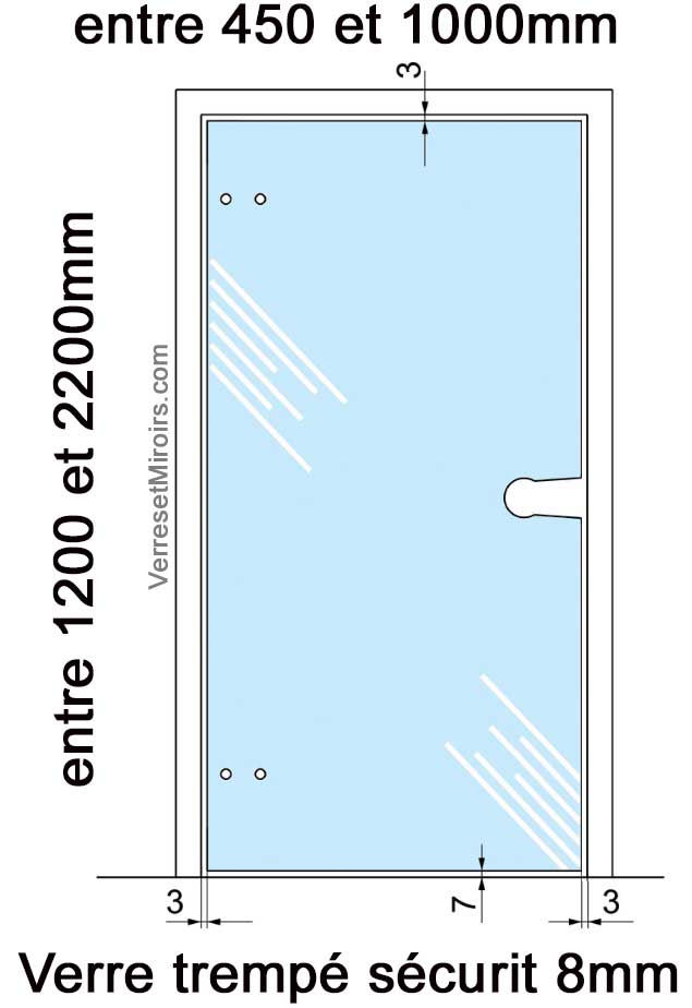 Plan porte Clarit sur mesure