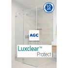 Verre trempé anti-calcaire LuxClear Protect AGC
