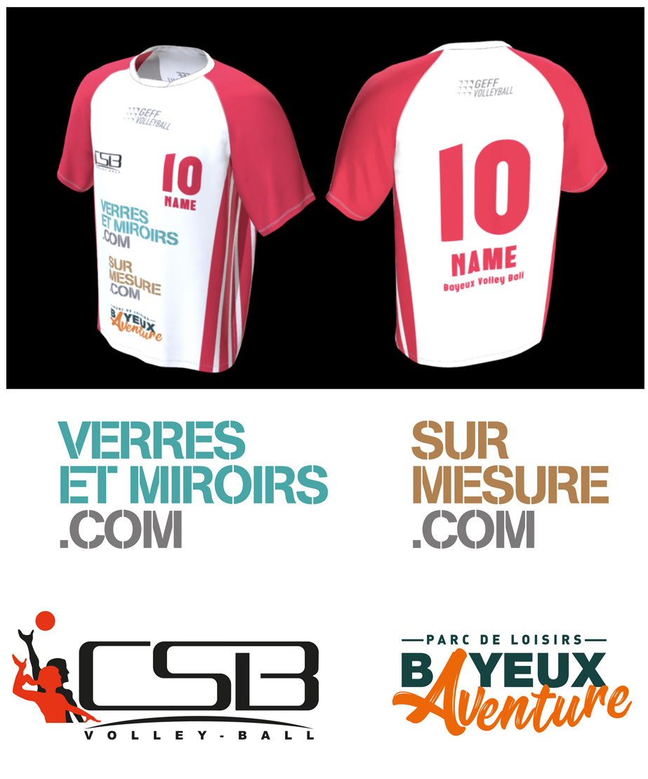 Sponsoring de l'équipe de Volley Bayeux