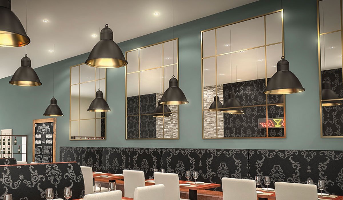 Miroir encadré : cadre déco, protection