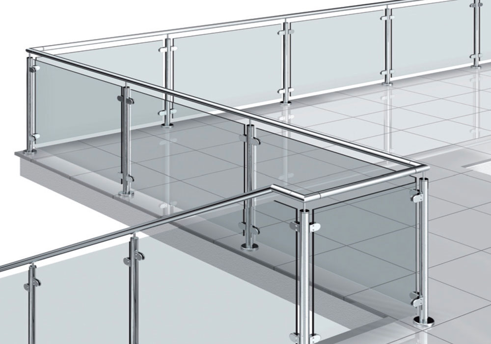 Garde-corps en verre : chantier et mise en œuvre (exemple)