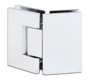 Charni&egrave;re aspect inox pour pare-douches Bilbao Select 135 degre (r&eacute;glable) verre-verre