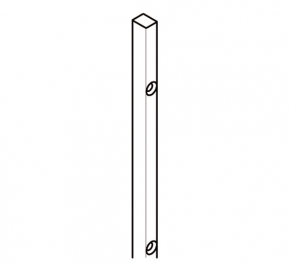 Profilé de support pour Joints d'étanchéité pour paroi de douche 2010mm