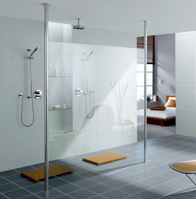 verre sur mesure pour paroi de douche