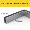 RACCORD 90° - ANGLE intérieur SB-A1S - ASPECT INOX