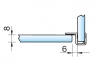 Joint d'étanchéité porte/porte de douche 6 a 8mm 2500mm