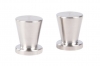 Lot de 2 Boutons de porte en verre a coller