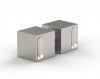 Bouton double de porte de douche SK003 inox bross&eacute;