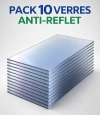 10 Verres anti reflet Matobel 2mm, 500x700mm , bords Coupe brute