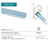 Joint translucide à lèvre déportée 2200mm