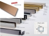 Profil U8S alu aspect Cuivre bross&eacute; longueur de 3m