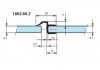 Joint translucide porte/fixe ref 1802.66.2 (pour portes de douches 6mm) 2200mm