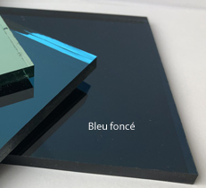 Miroir bleu foncé