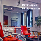 Miroir sans tain feuilleté (espion)