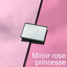 Miroir rose princesse