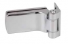 Paumelle et fiche chromé MAT pour porte Clarit multi feuillure pour tous types d'huisseries