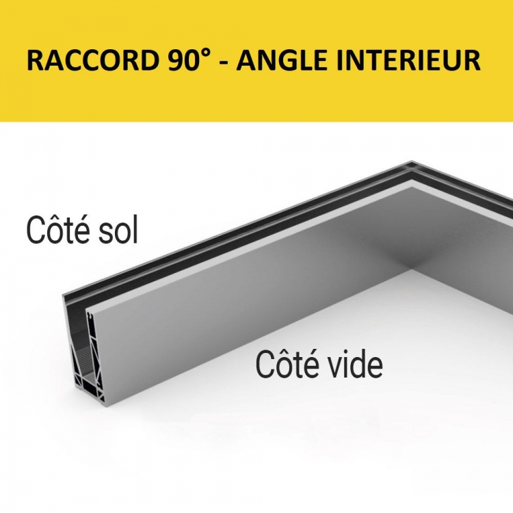 photo info RACCORD 90° - ANGLE intérieur SB-A1S - ASPECT INOX