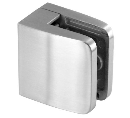 Lot de 4 Pinces à verre  INOX 316 -  CARREE - 55 x 55 mm