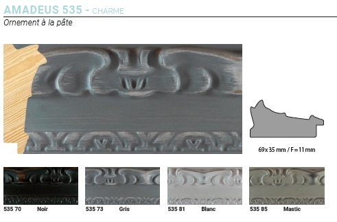 photo info Encadrement Amadeus 535 85 mastic précoupé