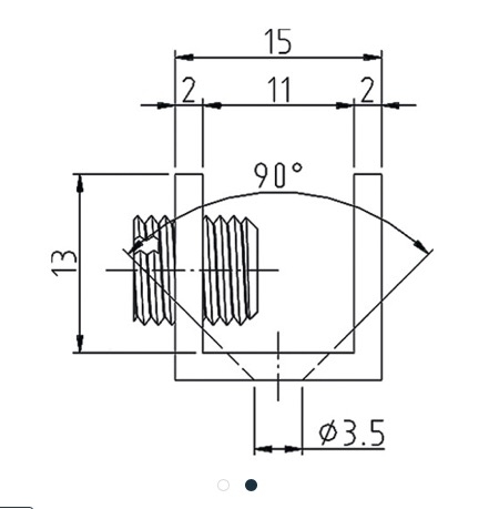 Support discret pour tablettes en verre