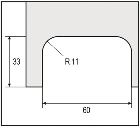 Serrure pour portes en verre de vitrine