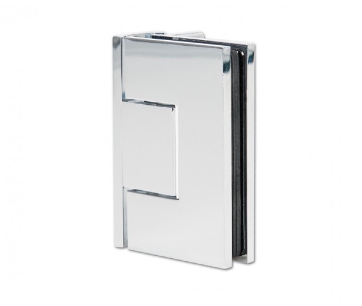 photo info Charnière Bilbao Premium 90 degre aspect inox (réglable) unilatéral 36 kg