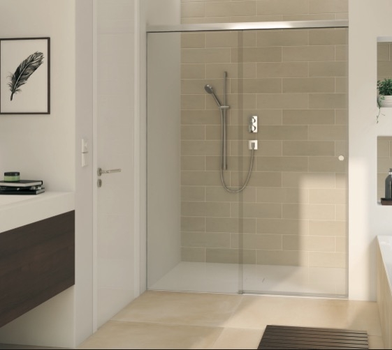 photo info RUPTURE - Système coulissant 1550mm Aquant 40  pour Douche