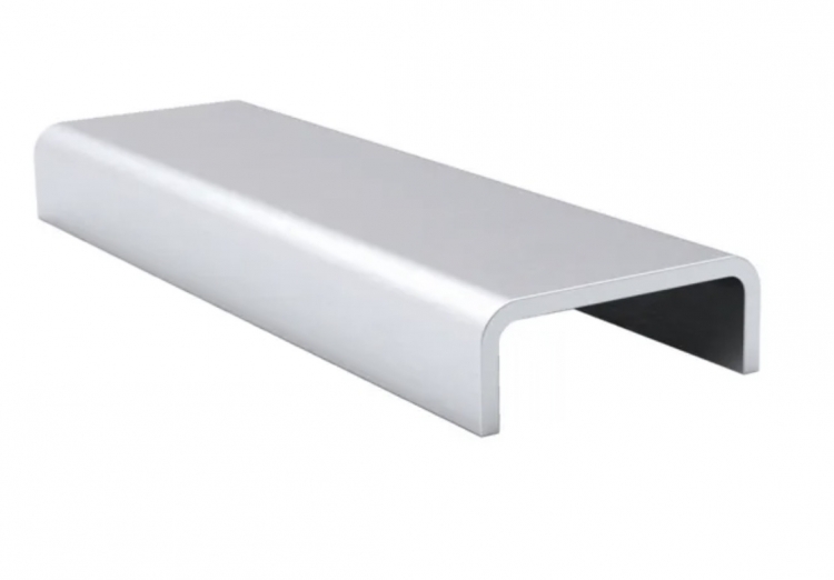 Profil&eacute; de protection des bords du verre 12 a 13mm de garde corps, 2m50