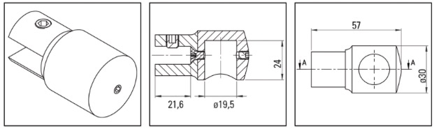 Embout pour barre de stabilisation