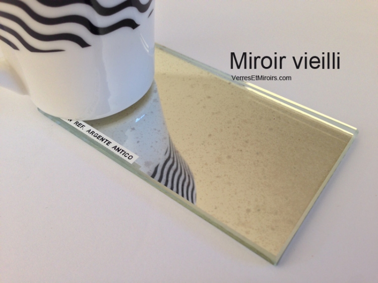 photo info Miroir vieilli Antico 6mm 500x600mm AA