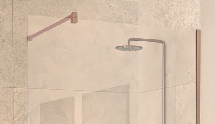 Kit raidisseur stabilisateur pivotant Cuivre brossé 1m30