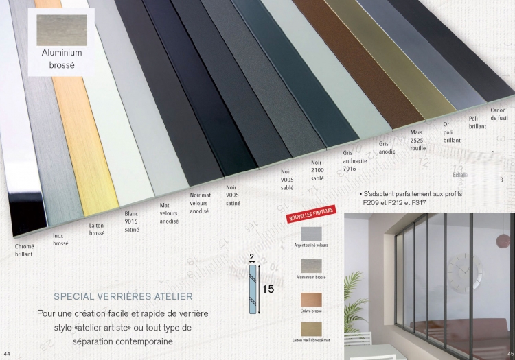 photo info Plat 15x2mm finition inox bross&eacute; 3m