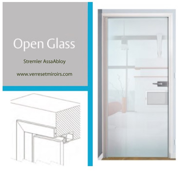 photo info Kit Open Glass pour porte en verre (rénovation de porte intérerieur)