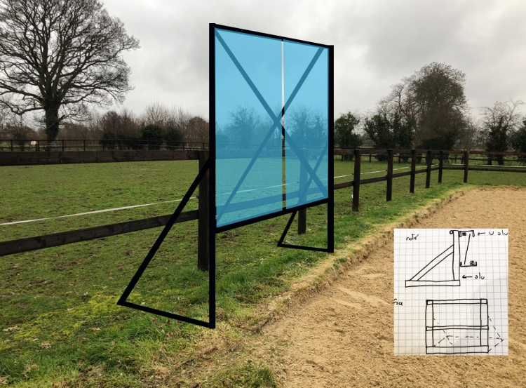 photo info Structure extérieure 3x3m aluminium pour miroirs