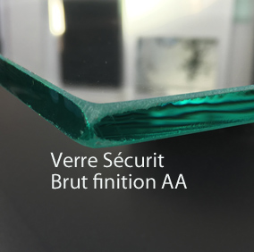 Verre trempé sécurit Brut AA