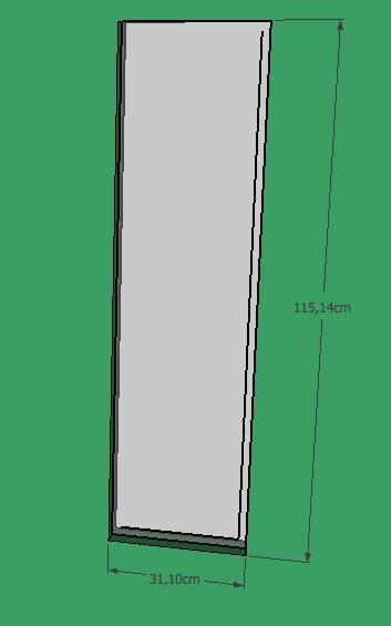 photo info Verri&egrave;re alu int&eacute;rieure c en 1 zone vitr&eacute;e (Verre feuillet&eacute; 33.2)